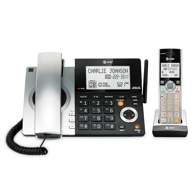 Expandable Corded/Cordless Phone with Smart Call Blocker