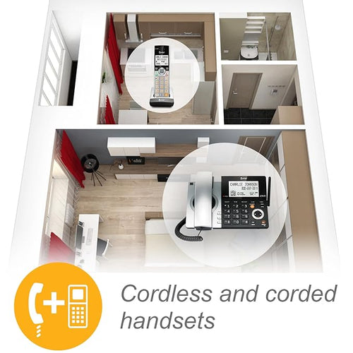 Expandable Corded/Cordless Phone with Smart Call Blocker