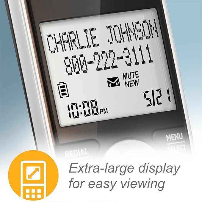Expandable Corded/Cordless Phone with Smart Call Blocker
