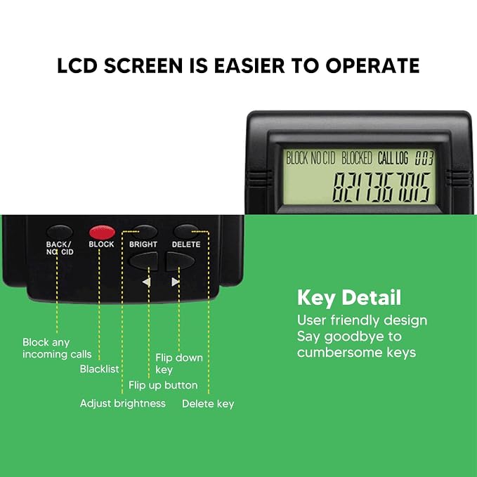 Call Blocker with LCD Display